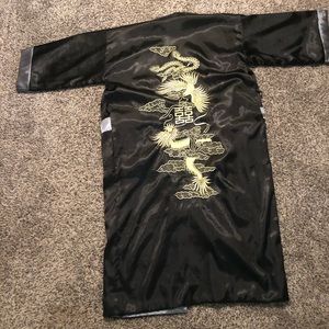 Vintage silk kimono robe